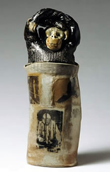 Chimpanzee Canopic Jar