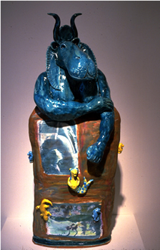 TuArt: Egyptian Hippo Canopic Jar